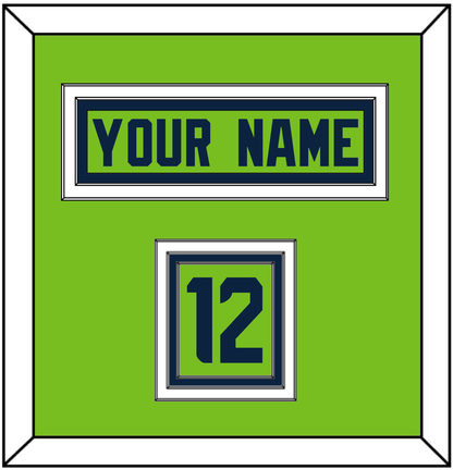 Seattle Nameplate & Shoulder Number