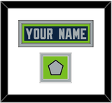 Seattle Nameplate & Super Bowl XLVIII Jersey Patch - Home Blue - Double Mat 2