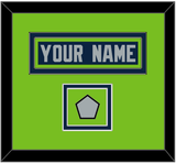 Seattle Nameplate & Super Bowl XLVIII Jersey Patch - Home Blue - Double Mat 5