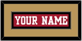 San Francisco Nameplate - Home Red - Single Mat 3