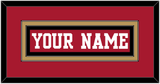 San Francisco Nameplate - Home Red - Double Mat 4