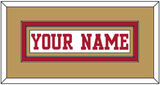 San Francisco Nameplate - Road White - Double Mat 4