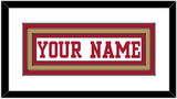 San Francisco Nameplate - Road White - Triple Mat 1