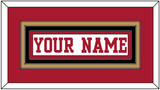 San Francisco Nameplate - Road White - Triple Mat 3