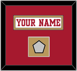 San Francisco Nameplate & Super Bowl Patch - Road White - Single Mat 3