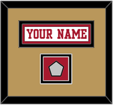 San Francisco Nameplate & Super Bowl Patch - Road White - Double Mat 6