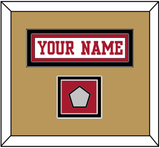 San Francisco Nameplate & Super Bowl Patch - Road White - Double Mat 6