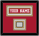 San Francisco Nameplate & Super Bowl Patch - Home Red - Triple Mat 2