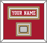 San Francisco Nameplate & Super Bowl Patch - Home Red - Triple Mat 2