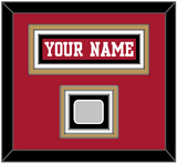 San Francisco Nameplate & Super Bowl Patch - Home Red - Triple Mat 3