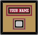 San Francisco Nameplate & Super Bowl Patch - Home Red - Triple Mat 5