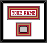 San Francisco Nameplate & Super Bowl Patch - Road White - Triple Mat 1