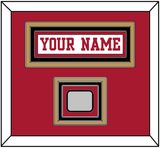 San Francisco Nameplate & Super Bowl Patch - Road White - Triple Mat 3