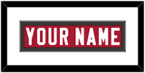Tampa Bay Nameplate - Home Red - Single Mat 2
