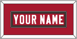 Tampa Bay Nameplate - Home Red - Single Mat 4