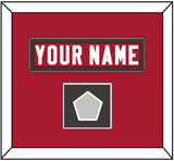 Tampa Bay Nameplate & Super Bowl LV Jersey Patch - Home Red - Single Mat 2