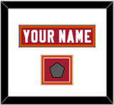 Tampa Bay Nameplate & Jersey Logo Patch - Home Red - Double Mat 1