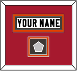 Tampa Bay Nameplate & Super Bowl LV Jersey Patch - Road White - Double Mat 3