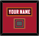 Tampa Bay Nameplate & Jersey Logo Patch - Home Red - Triple Mat 2