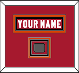 Tampa Bay Nameplate & Jersey Logo Patch - Home Red - Triple Mat 2