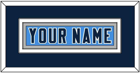 Tennessee Nameplate - Alternate Light Blue - Double Mat 3