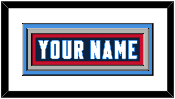 Tennessee Nameplate - Home Blue - Triple Mat 2