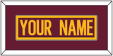 Washington Nameplate - Home Burgundy - Single Mat 2