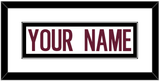 Washington Nameplate - Road White - Single Mat 1