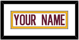 Washington Nameplate - Road White (2020-2021) - Single Mat 1