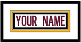 Washington Nameplate - Road White - Double Mat 2
