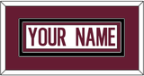 Washington Nameplate - Road White - Double Mat 3