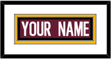 Washington Nameplate - Home Burgundy (2020-2021) - Double Mat 2