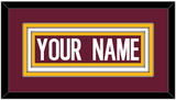 Washington Nameplate - Home Burgundy (2020-2021) - Triple Mat 2