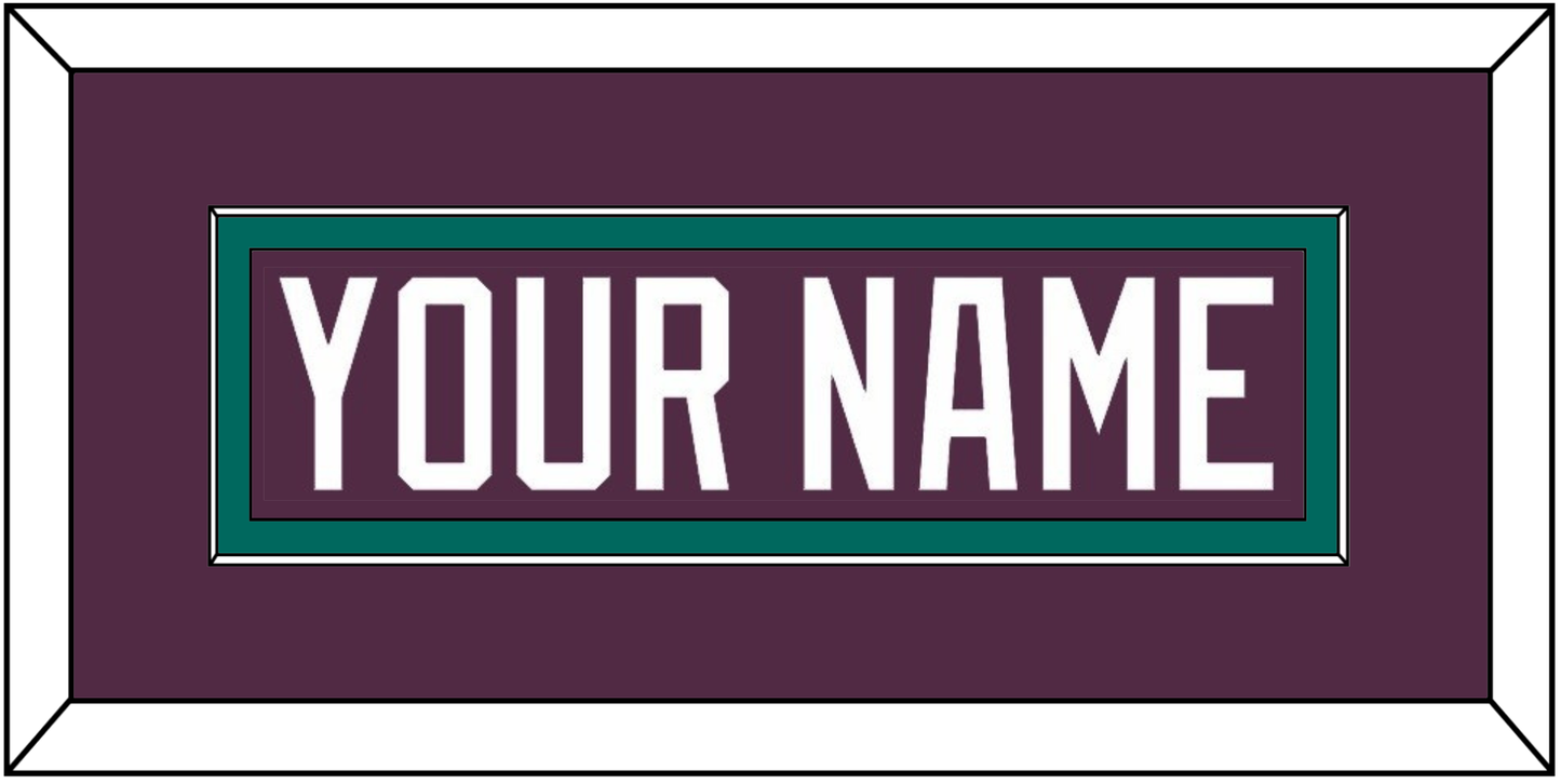 Anaheim Nameplate - Road Purple (1993-2006) - Essential Tier 2