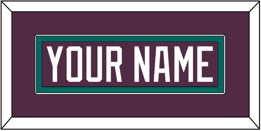 Anaheim Nameplate - Road Purple (1993-2006) - Essential Tier 2
