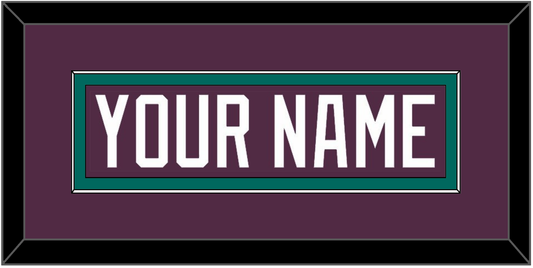 Anaheim Nameplate - Road Purple (1993-2006) - Essential Tier 2
