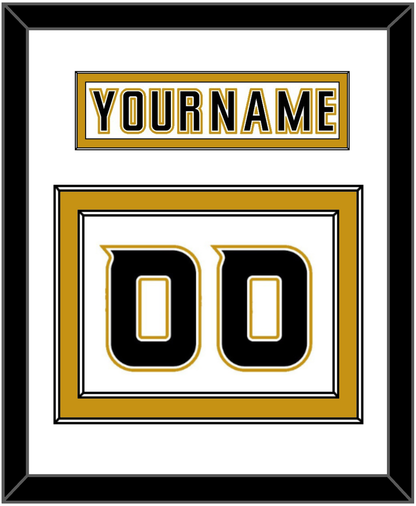 Anaheim Nameplate & Number (Back) - Road White (2006-2014) - Signature Tier 1