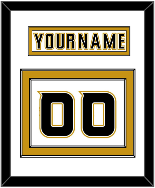 Anaheim Nameplate & Number (Back) - Road White (2006-2014) - Signature Tier 1
