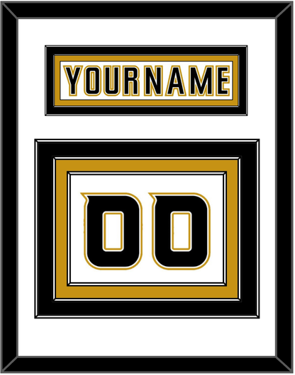 Anaheim Nameplate & Number (Back) - Road White (2006-2014) - Premier Tier 1