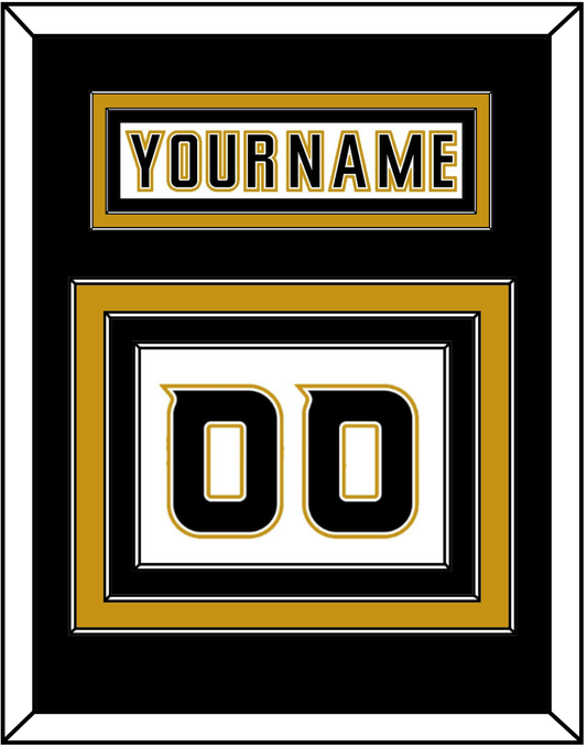 Anaheim Nameplate & Number (Back) - Road White (2006-2014) - Premier Tier 3
