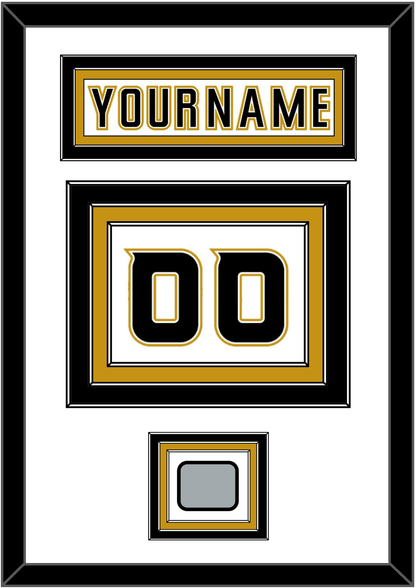 Anaheim Nameplate & Number (Back) With Stanley Cup Champions Patch - Road White (2006-2014) - Premier Tier 1