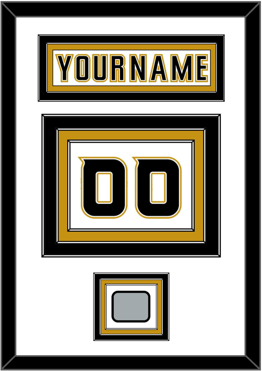 Anaheim Nameplate & Number (Back) With Stanley Cup Finals Patch - Road White (2006-2014) - Premier Tier 1