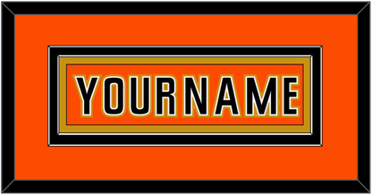 Anaheim Nameplate - 2014 Stadium Series Orange - Signature Tier 2
