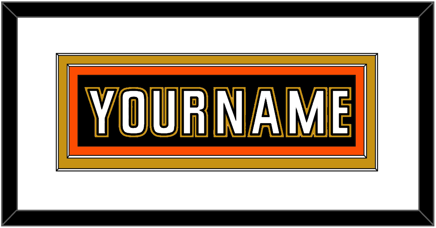 Anaheim Nameplate - Home Black (2006-2014) - Signature Tier 1