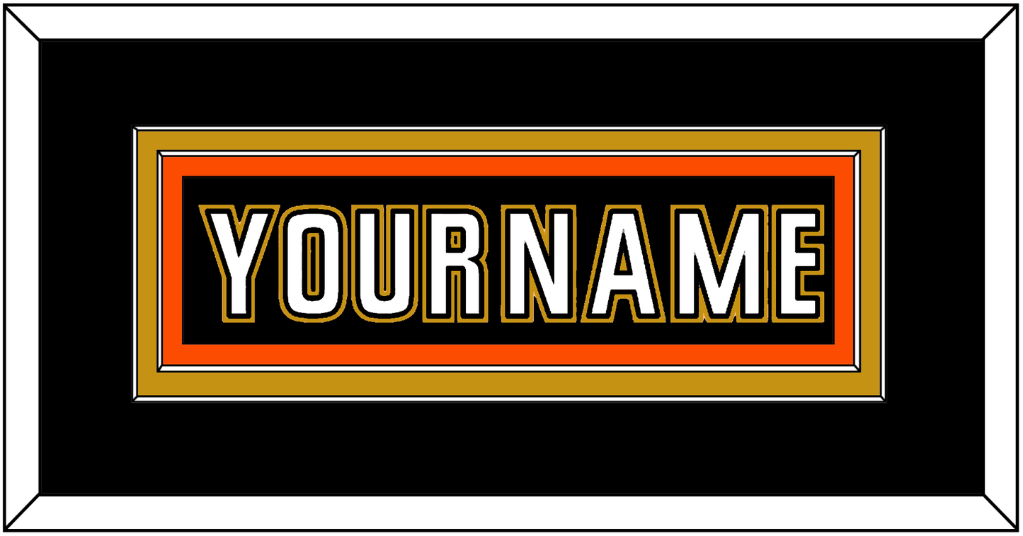 Anaheim Nameplate - Home Black (2006-2014) - Signature Tier 2