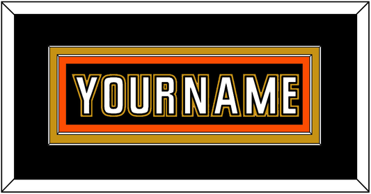 Anaheim Nameplate - Home Black (2006-2014) - Signature Tier 2