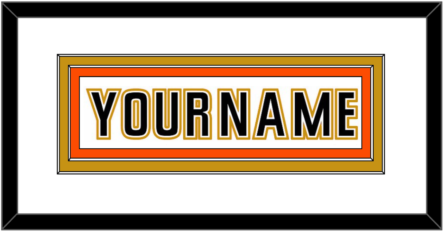 Anaheim Nameplate - Road White (2006-2014) - Signature Tier 1