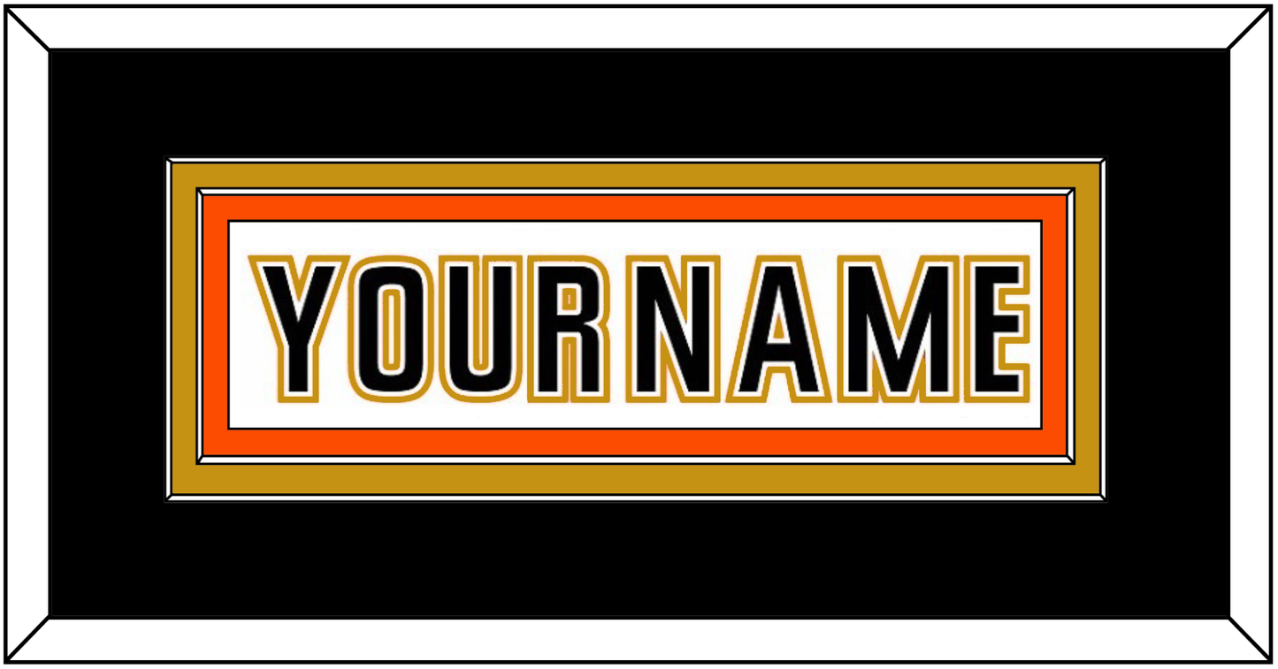 Anaheim Nameplate - Road White (2006-2014) - Signature Tier 2