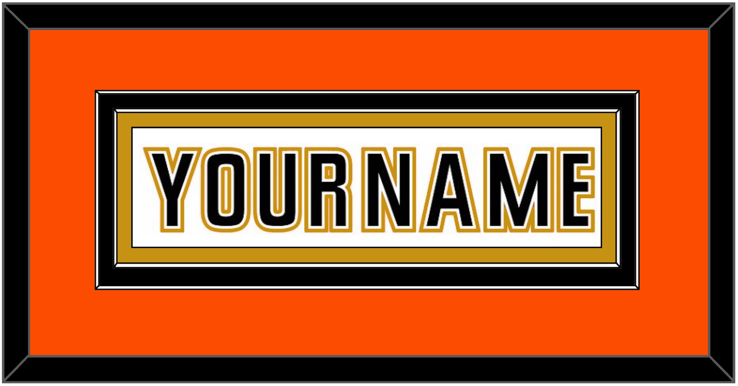 Anaheim Nameplate - Road White (2006-2014) - Signature Tier 3