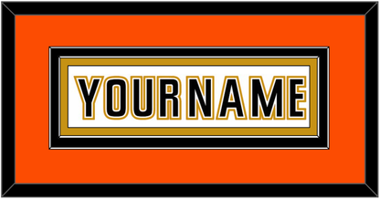 Anaheim Nameplate - Road White (2006-2014) - Signature Tier 3